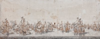 The Battle of Femern by Willem van de Velde the Elder